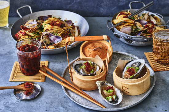 Adam Liaw’s XO sauce and two ways to use it.