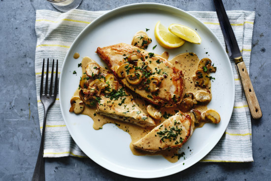 Adam Liaw’s chicken diane.