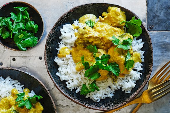 Chicken korma.