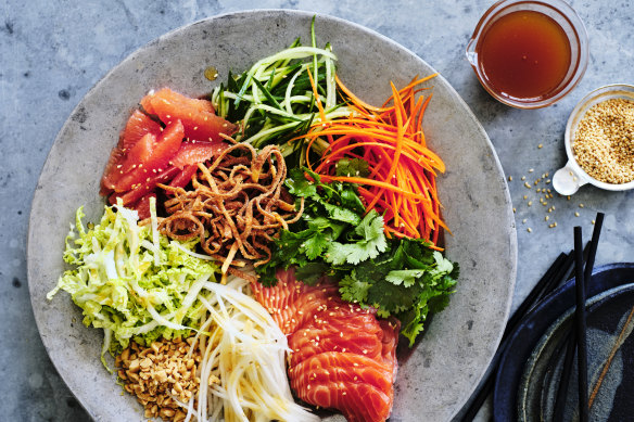 Yee sang prosperity salad.