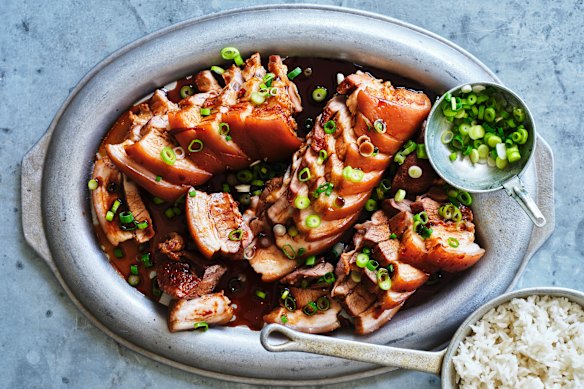 Ginger braised pork.