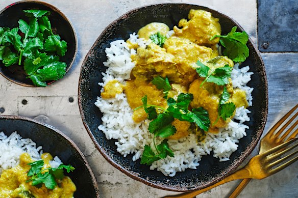 Chicken korma.