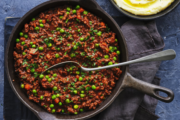 Load your savoury mince with extra vegetables to stretch it even further.
