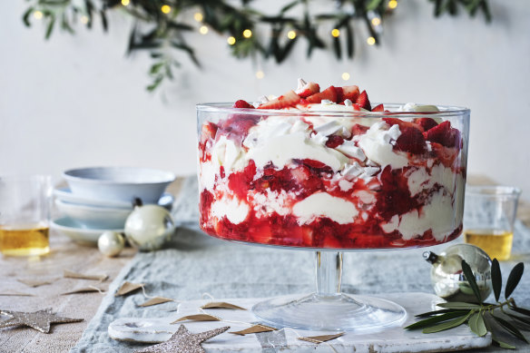 Serve this showstopper in a glass trifle bowl (pictured).