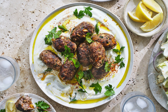 Lamb, almond and apricot kofta.