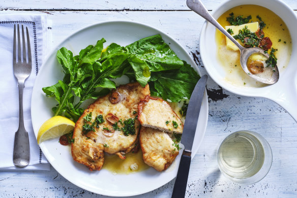 Chicken meuniere.