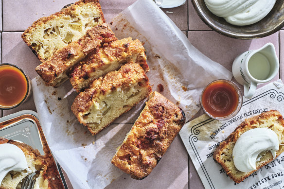 French apple cake.