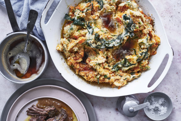 Adam Liaw’s kale, sweet potato and brown butter colcannon