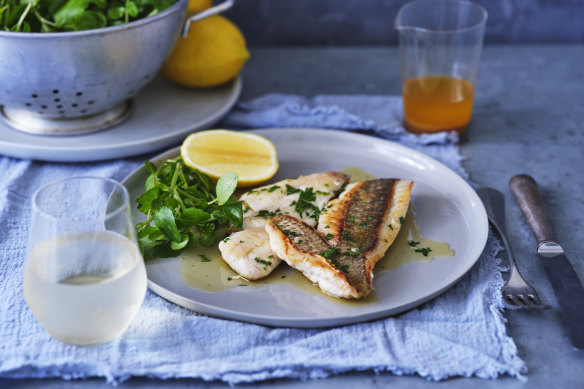 Adam Liaw’s simple snapper meuniere.