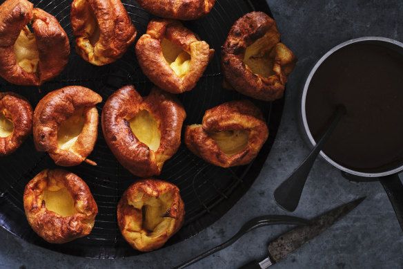 Yorkshire puddings.