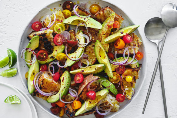 Avocado salad.