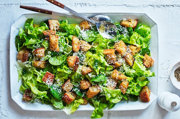 Winter green salad.