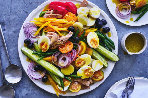 France’s most famous salad, salad nicoise.