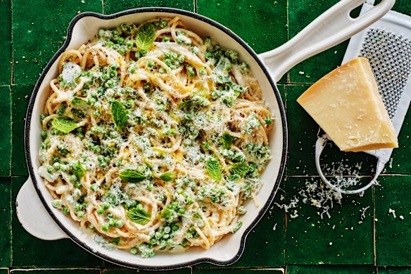 You can toss through rocket or basil at the end, or add an egg to enrich the sauce.