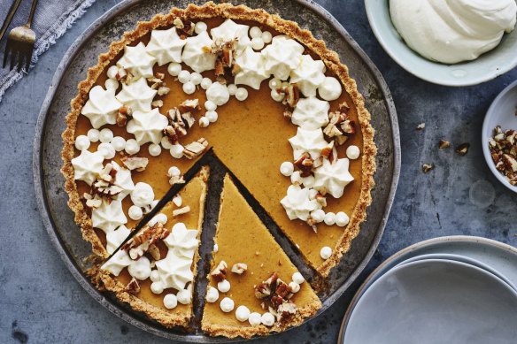 Pumpkin pie meets cheesecake.