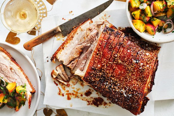 Use nectarines in the salad instead of peaches, if you prefer.