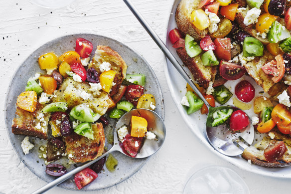 Summer tomato salad.