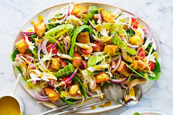 Cordon bleu salad.
