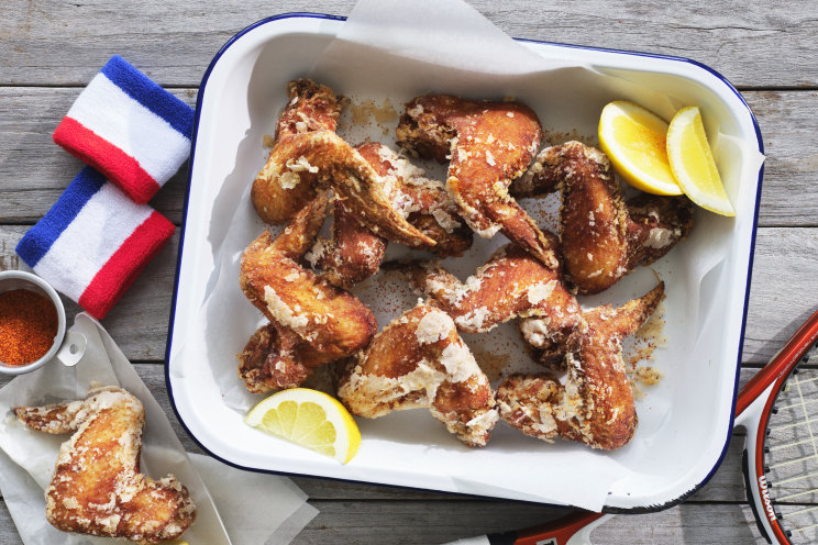 Japanese spiced fried chicken wings recipe with shichimi togarashi