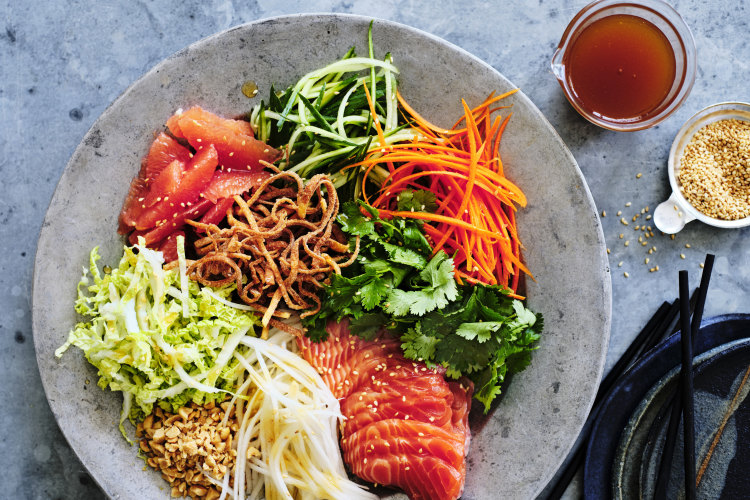 Yee sang prosperity salad.