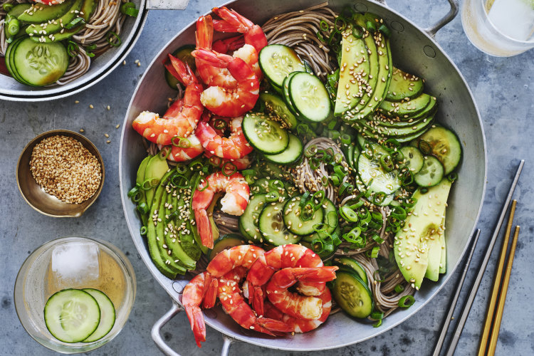 When it’s simply too hot to cook, make this soba noodle salad.