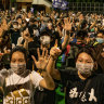 'Democracy now!' Hong Kong protesters defy police ban, mark Tiananmen anniversary