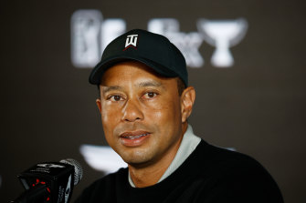 Tiger Woods crossed paths with Ash Barty in December 2019.