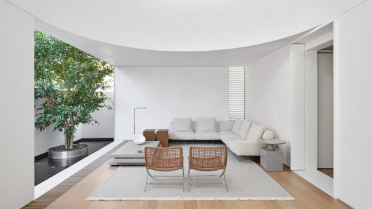 Part of the architect’s plan was to include a number of skylights as well as large picture windows and doors for the new contemporary extension at the rear.