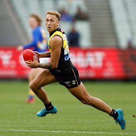 Shai Bolton on the run for the Tigers.