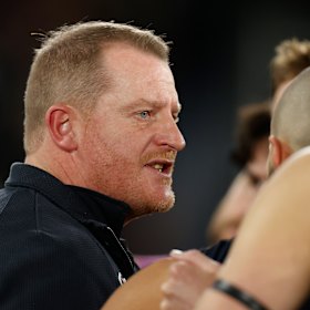 Carlton coach Michael Voss.