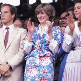Morgan Riddle admires the florals and tweed sets that Princess Diana wore at Wimbledon.