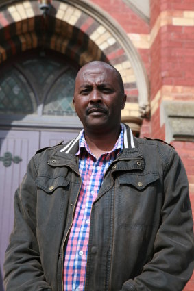 Mr Tadese, 48, says his young son is desperate to know when he can move to Australia.