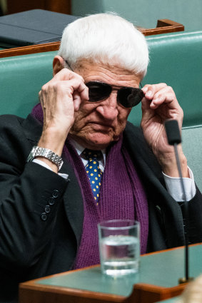 Bob Katter in question time earlier this week.