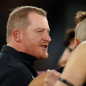 Carlton coach Michael Voss.