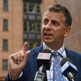 Transport Minister Andrew Constance says John Barilaro is "buggering up" the state government's stability.