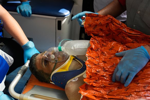 Hernán Alberto Gil Flores was buried in the June 24 earthquakes.