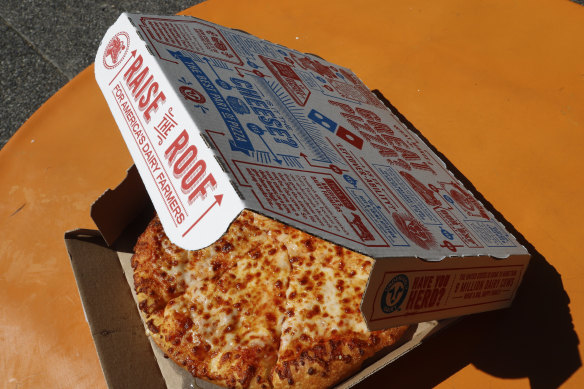 Investors fought over Domino’s Pizza this week. 