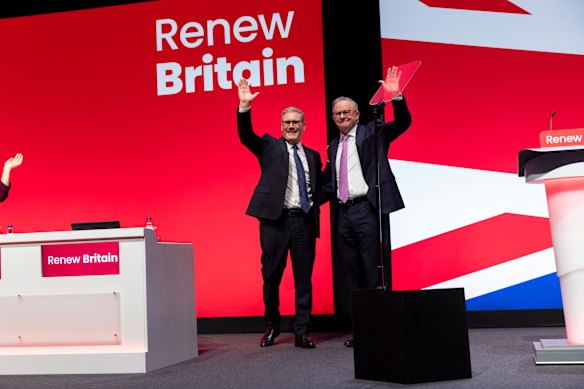 Albanese was hailed at British Labour’s conference because he represented a centre-left political party that didn’t indulge in identity politics and culture wars. 