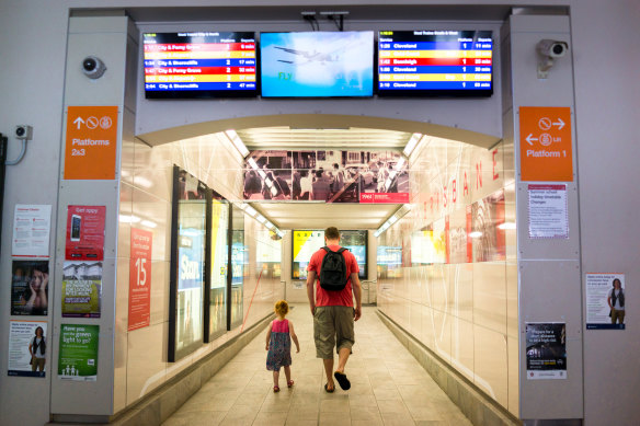 South-east Queensland public transport patronage is on the rise, but still a long way short of pre-pandemic levels.