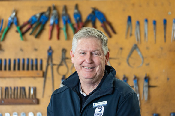 Dean Rogers, long-serving principal of Kerang Technical High School. 