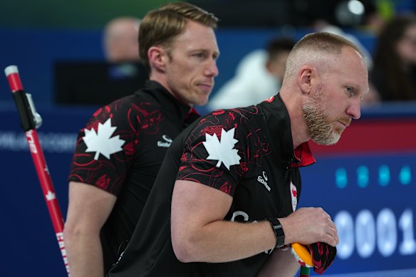 Canada’s Brad Jacobs and Marc Kennedy.