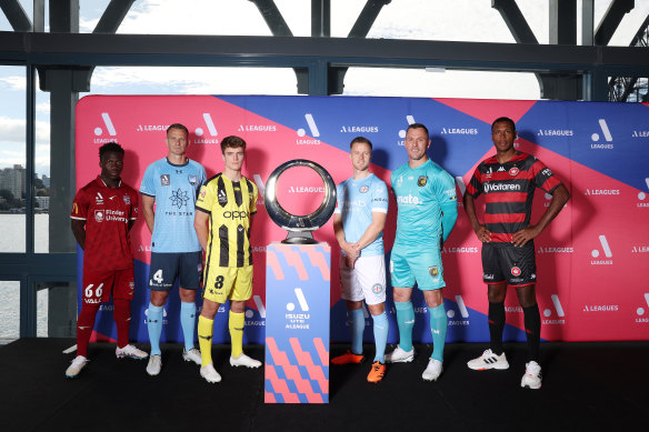 The A-League Men finals series was launched on Tuesday.