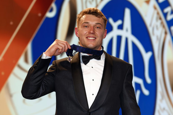 Patrick Cripps won his second Brownlow Medal in emphatic style.