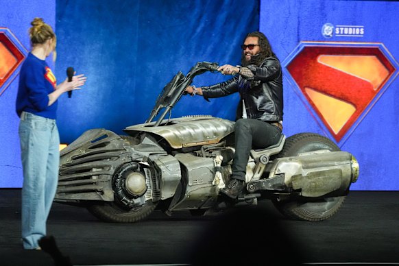Jason Momoa revved up for CinemaCon 2026.