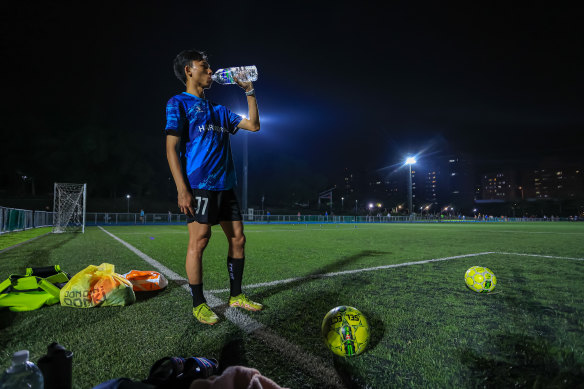 Marco Lam started a football team for Hongkongers in Taipei.