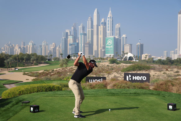 Australia’s Lucas Herbert finished three shots off McIlroy at the Dubai Desert Classic.