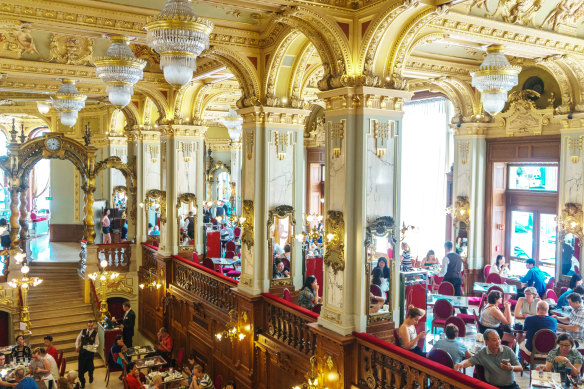 Budapest’s Cafe New York claims to be the world’s most beautiful cafe – and it’s difficult to mount a counter-argument.