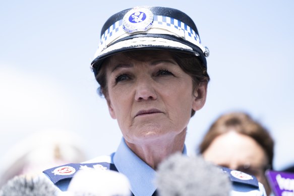 Police Commissioner Karen Webb.