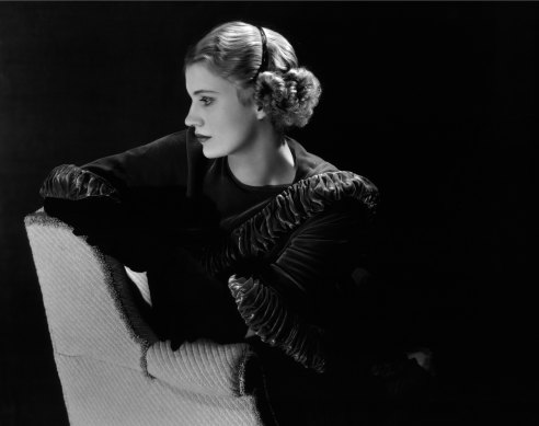 Detail of Self portrait with headband, New York Studio, New York, USA c1932 by Lee Miller.