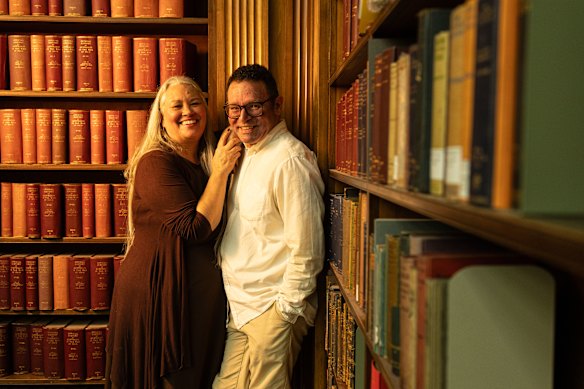 Melissa Jackson and Ronald Briggs: “We’ve said that, one day, we might live together and become little, old, librarian cat ladies,” Melissa says. 